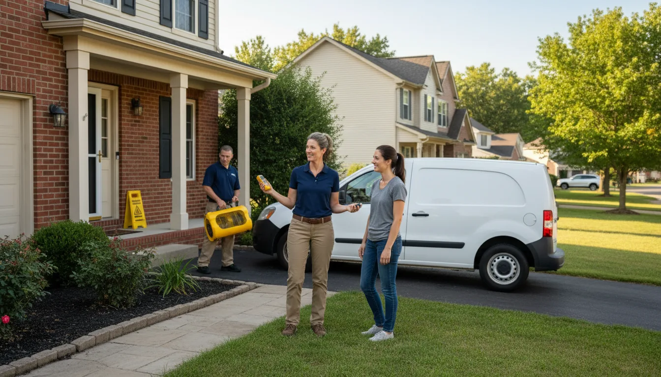 Residential water damage restoration in Shepherd, MT